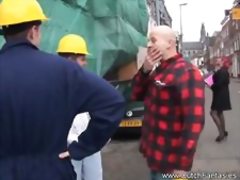 BBW Fuck On Holland Construction Site